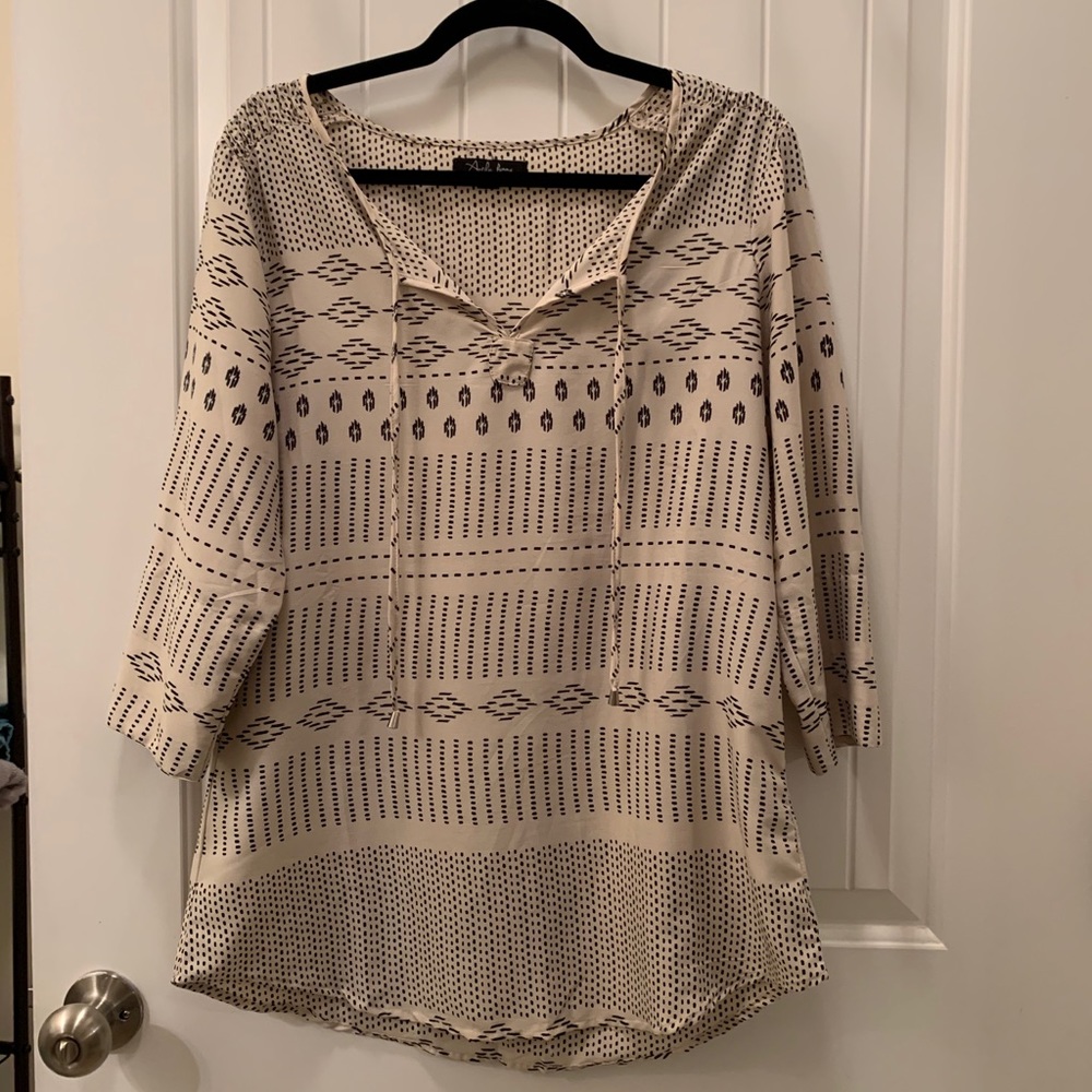 Aztec Print Blouse